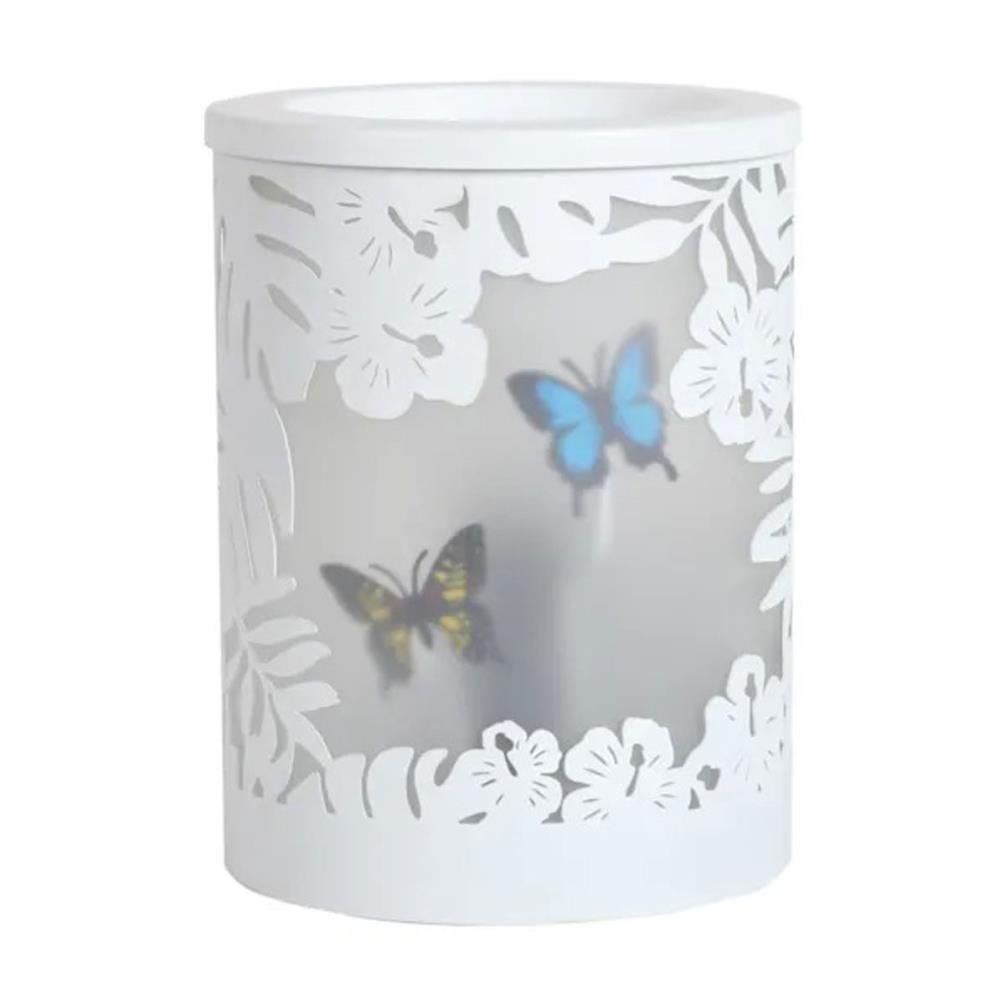 Aroma White Butterfly Electric Wax Melt Warmer Extra Image 1